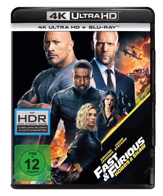 Fast & Furious: Hobbs and Shaw – 4K Blu-ray (UHD + Blu-ray Disc + DVD)