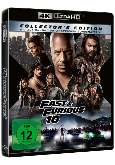 Fast & Furious 10 – 4K Blu-ray (UHD + Blu-ray Disc)