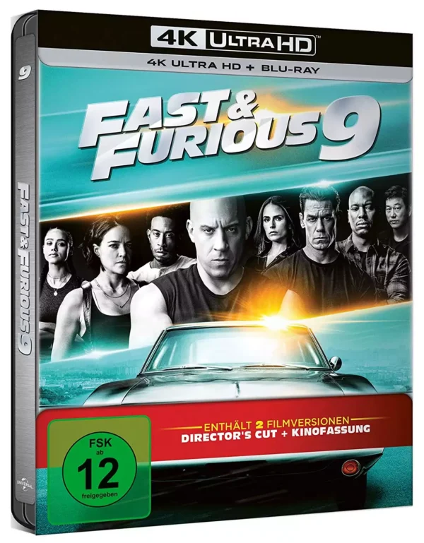Fast & Furious 9 (Director’s Cut) – 4K Steelbook (UHD + Blu-ray Disc)