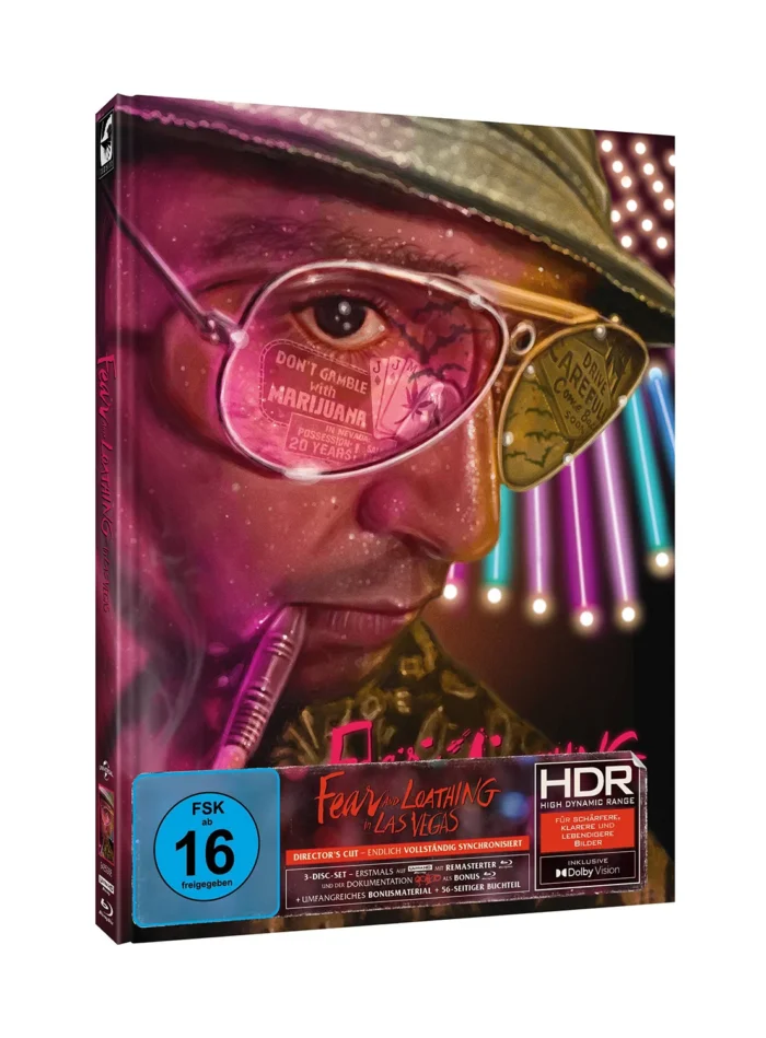 Fear and Loathing in Las Vegas – 4K Mediabook B (UHD + Blu-ray Disc + Bonus Blu-ray)