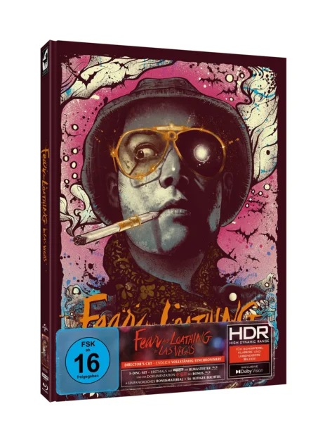 Fear and Loathing in Las Vegas – 4K Mediabook C (UHD + Blu-ray Disc + Bonus Blu-ray)