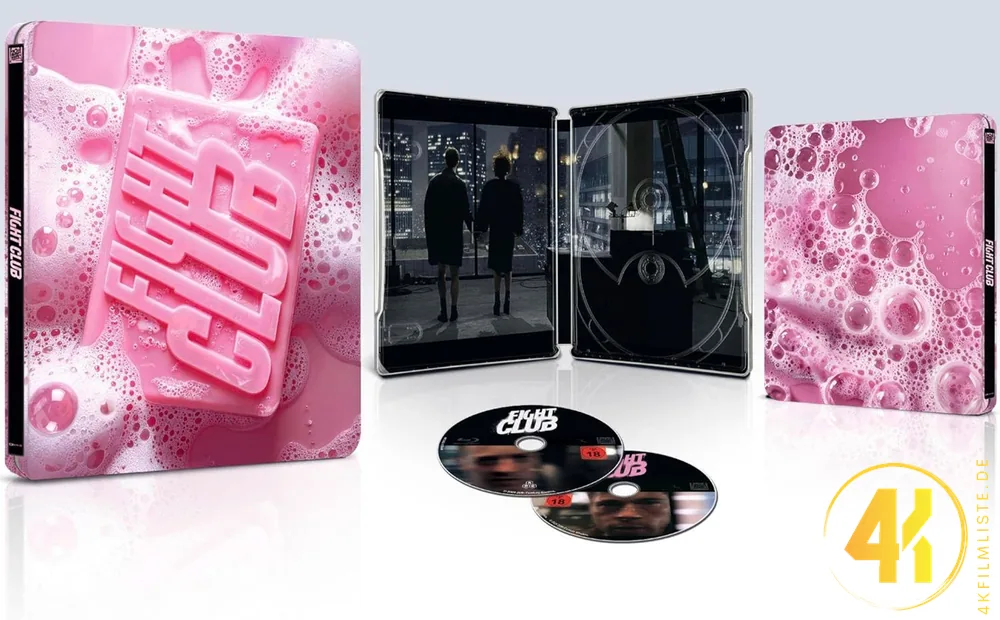 Fight Club Inlay 4K Steelbook Ultra HD Blu-ray Disc