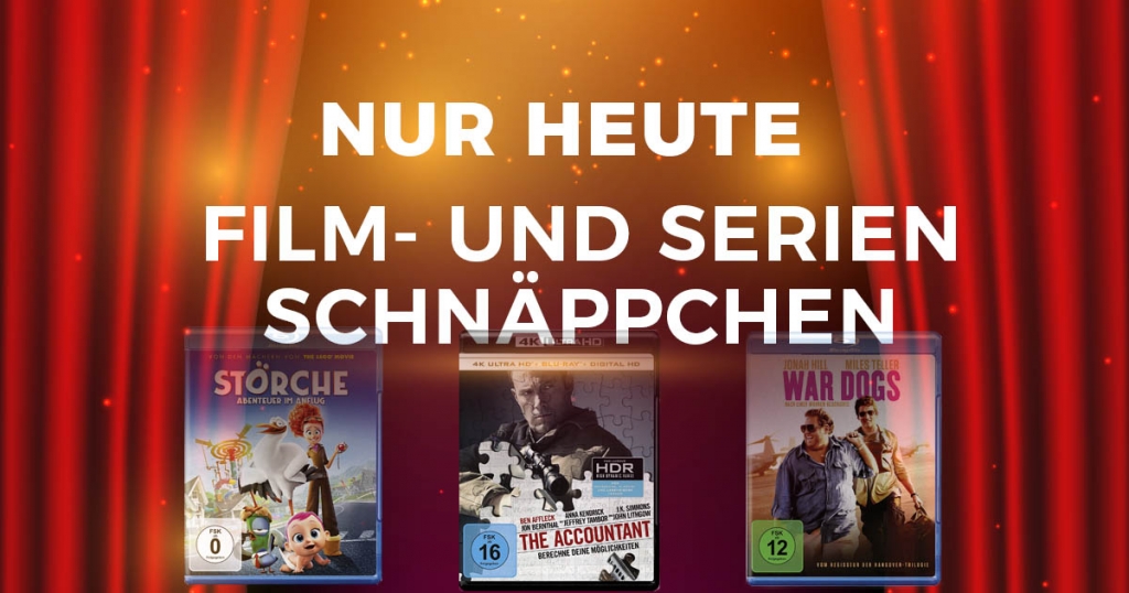 Angebot des Tages: „War Dogs“, „The Accountant“ (auch 4K) & weitere Warner-Neuheiten