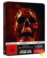 Final Destination 6 Skull Edition 4K Steelbook Ultra HD Blu-ray Disc