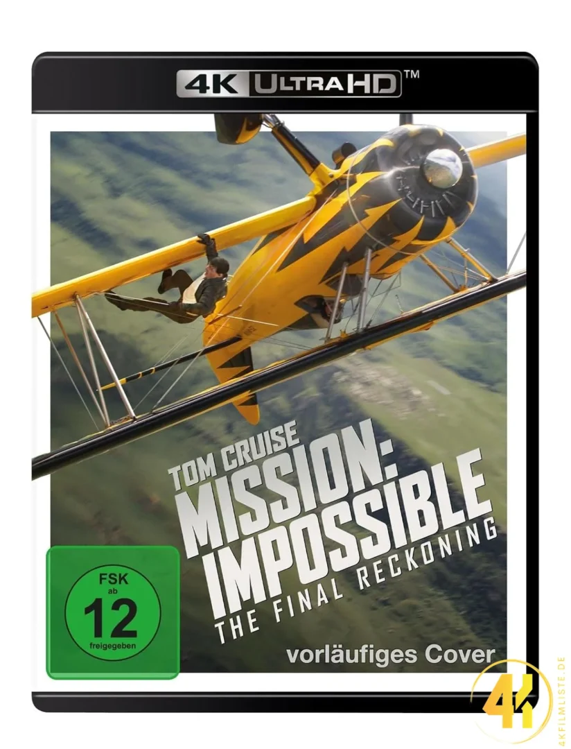 Final Reckoning Mission Impossible 8 4K Blu-ray UHD Keep Case Ultra HD Blu-ray Disc