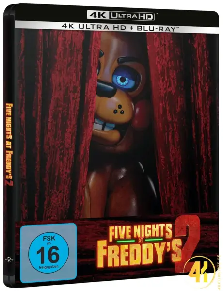 Five Nights at Freddys 4K Steelbook schräge Ansicht Ultra HD Blu-ray Disc