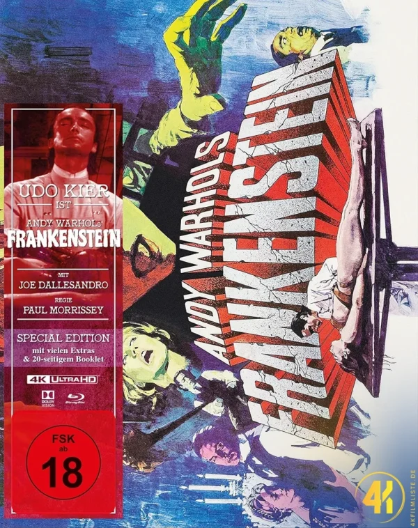 Andy Warhols Frankenstein (Cover A) – 4K Mediabook (UHD + Blu-ray Disc)