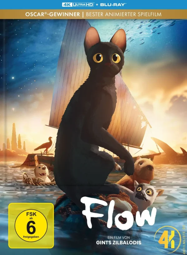 Flow – 4K Mediabook (UHD + Blu-ray Disc)