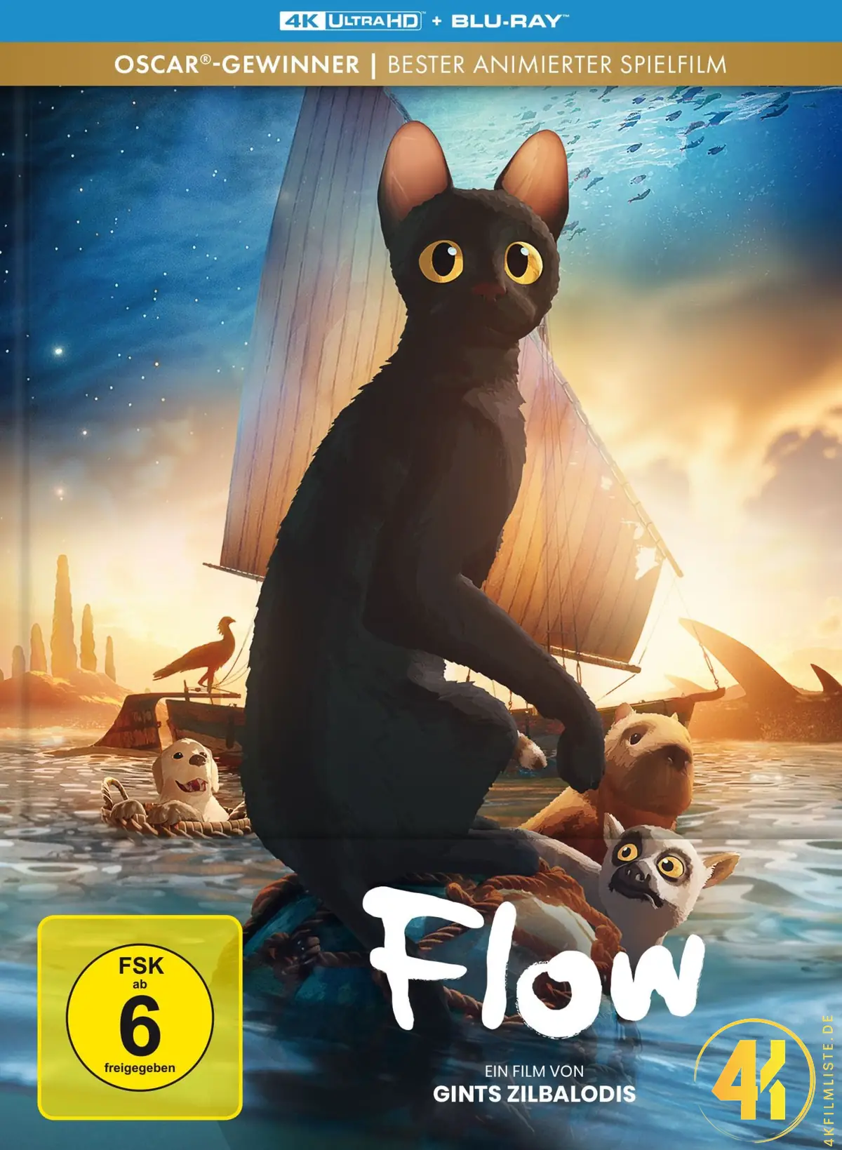 Flow – 4K Mediabook (UHD + Blu-ray Disc)