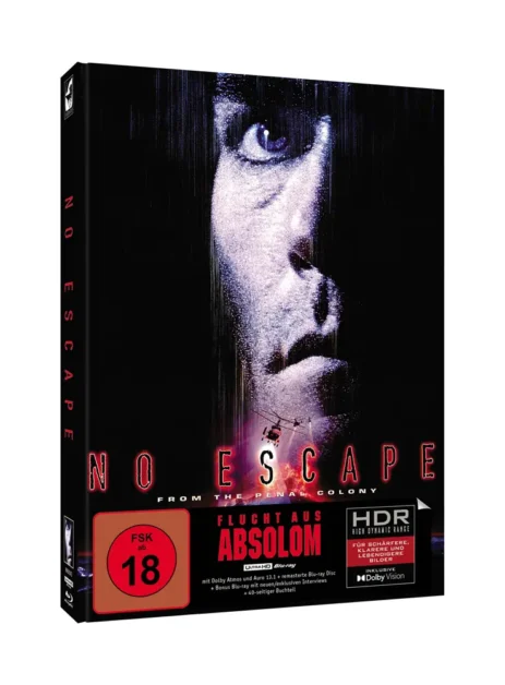 Flucht aus Absolom (Alternatives Artwork) – 4K Mediabook C (UHD + Blu-ray Disc + Bonus Blu-ray)