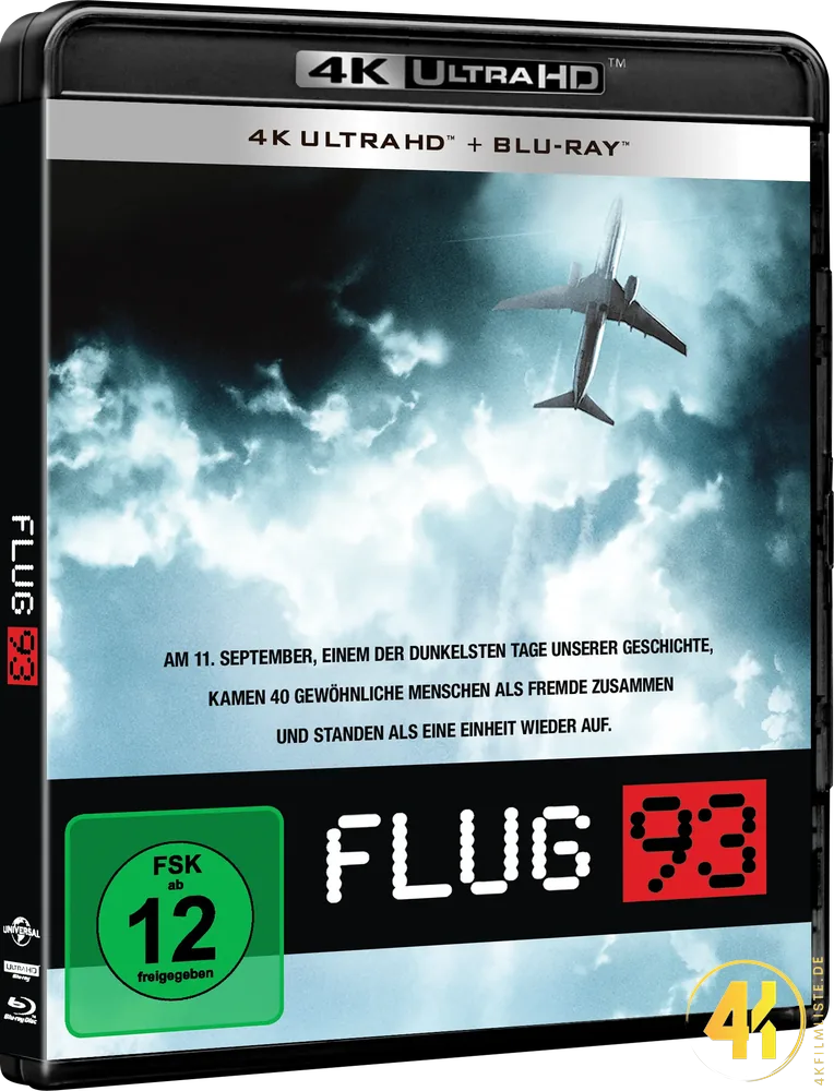 Flug 93 Seitenansicht 4K Blu-ray Ultra HD Blu-ray Disc