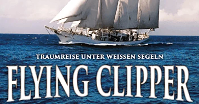 Flying Clipper - Traumreise unter weißen Seegeln Logo und Schriftzug