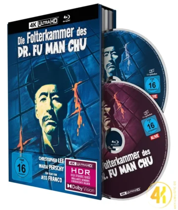Die Folterkammer des Dr. Fu Man Chu – 4K Mediabook (UHD + Blu-ray Disc)