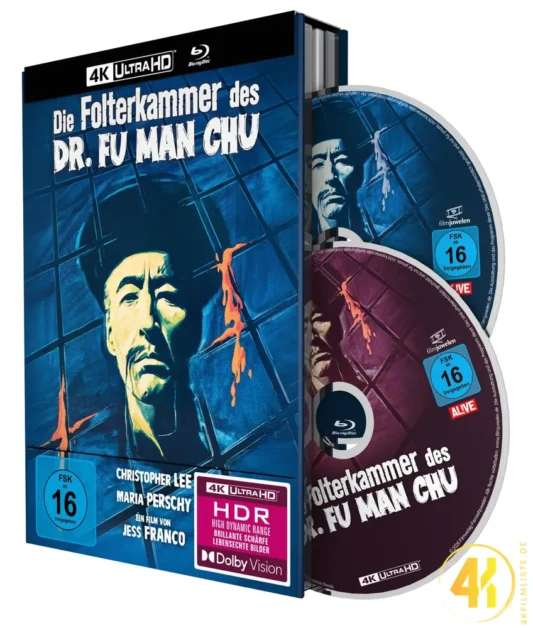 Folterkammer des Fu Manchu 4K Mediabook Ultra HD Blu-ray Disc