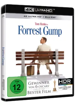 Forrest Gump 4K Blu-ray Disc mit Tom Hanks