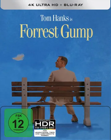 Forrest Gump 4K Steelbook (UHD + Blu-ray Disc) mit Tom Hanks
