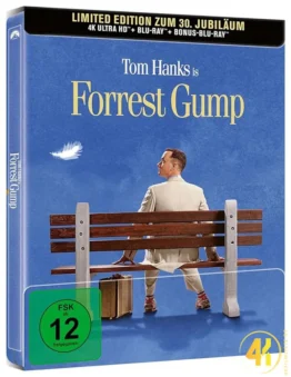 Forrest Gump 4K Steelbook Ultra HD Blu-ray Disc