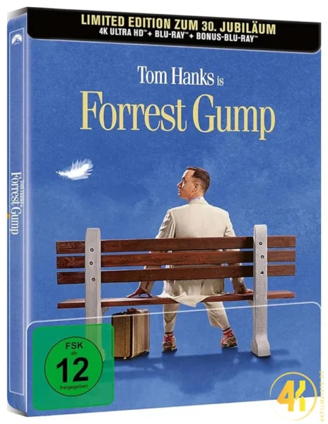 Forrest Gump (Collector’s Edition) – 4K Steelbook (UHD + Blu-ray Disc + Bonus Blu-ray)