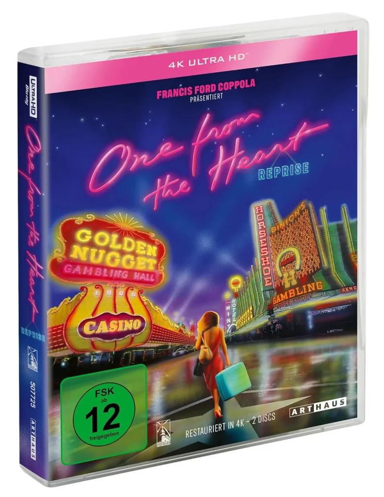 Francis Ford Coppola One From Our Heart Reprise 4K Ultra HD Blu-ray Collectors Edition seitliche Ansicht