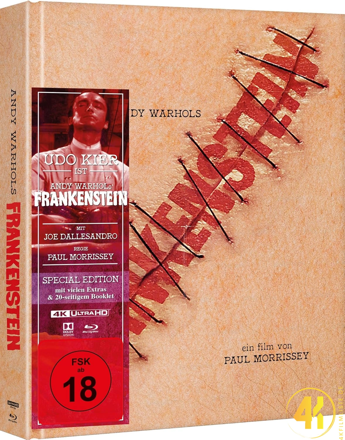 Andy Warhols Frankenstein (Cover B) – 4K Mediabook (UHD + Blu-ray Disc)
