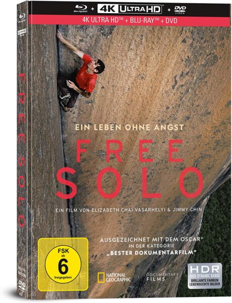Free Solo (Limited Collector’s Edition) – 4K Mediabook (UHD + Blu-ray Disc + DVD)