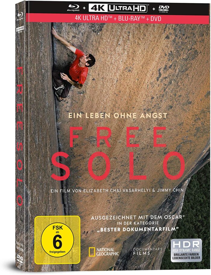 Free Solo (Limited Collector’s Edition) – 4K Mediabook (UHD + Blu-ray Disc + DVD)