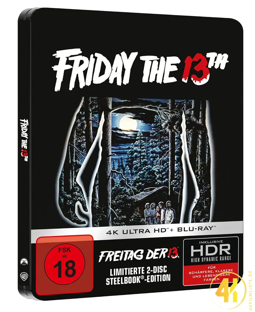Freitag, der 13. – 4K Steelbook (UHD + Blu-ray Disc)