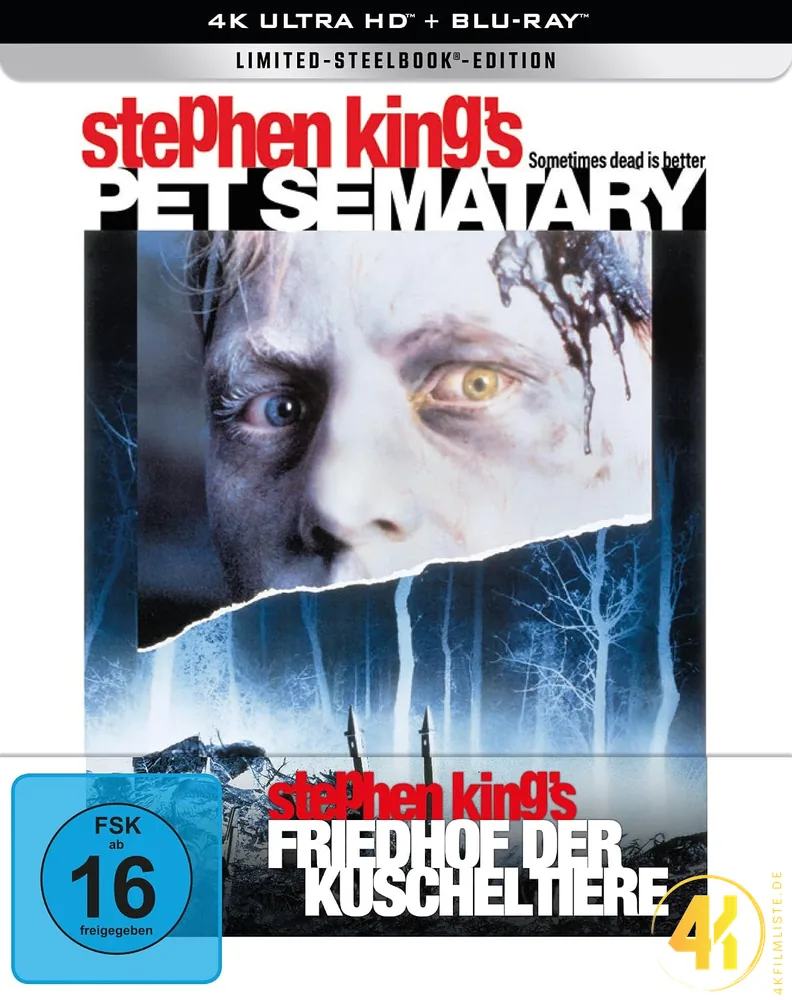 Friedhof der Kuscheltiere 1989 4K Steelbook Ultra HD Blu-ray Disc