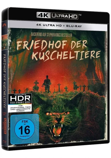 Friedhof der Kuscheltiere Klassiker 4K Blu-ray Disc Cover