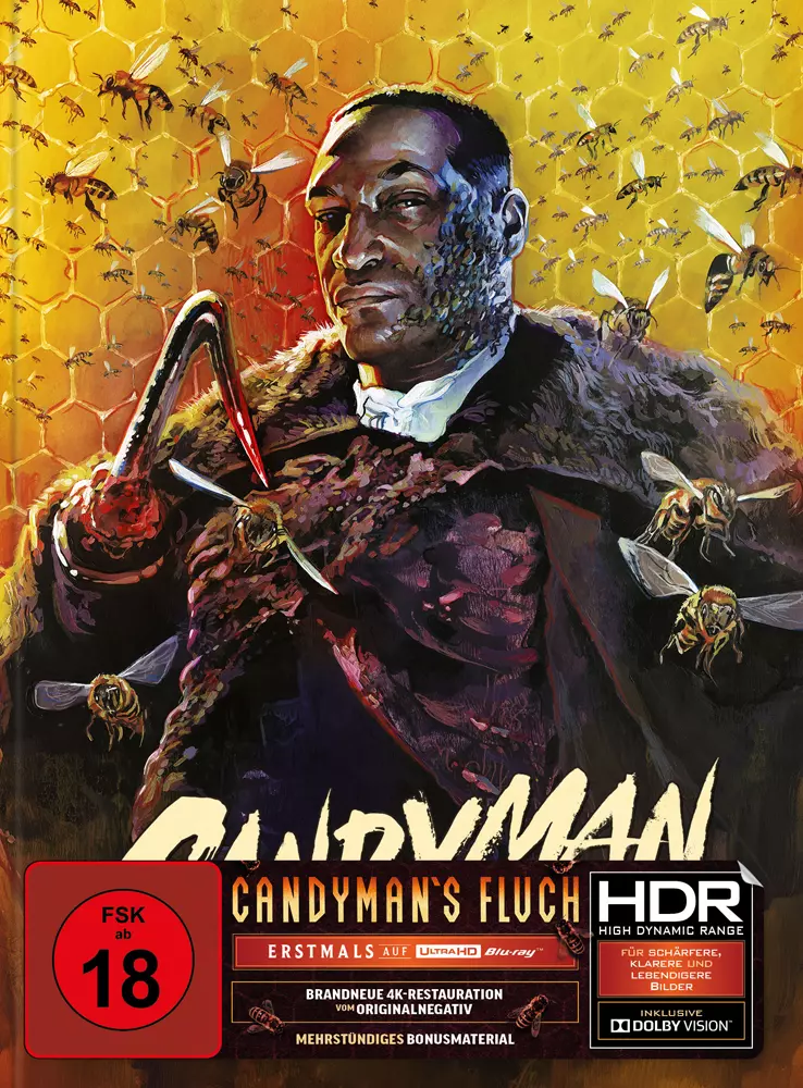 Frontansicht Candymans Fluch - Limitiertes 4K Mediabook (Cover von Timo Würz)