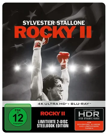 Rocky II im Limited 4K Steelbook Frontcover