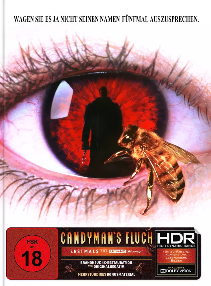 Frontansicht Candymans Fluch - 4K Mediabook Cover B (UHD + Blu-ray Disc)
