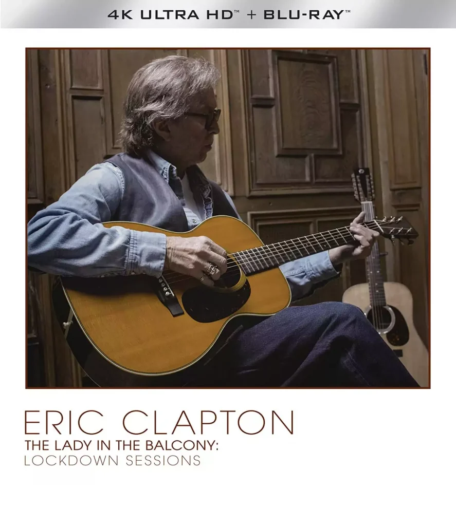 Frontcover zu Eric Clapton The Lady in the Balcony 4K Blu-ray Disc (UHD + Blu-ray Disc)
