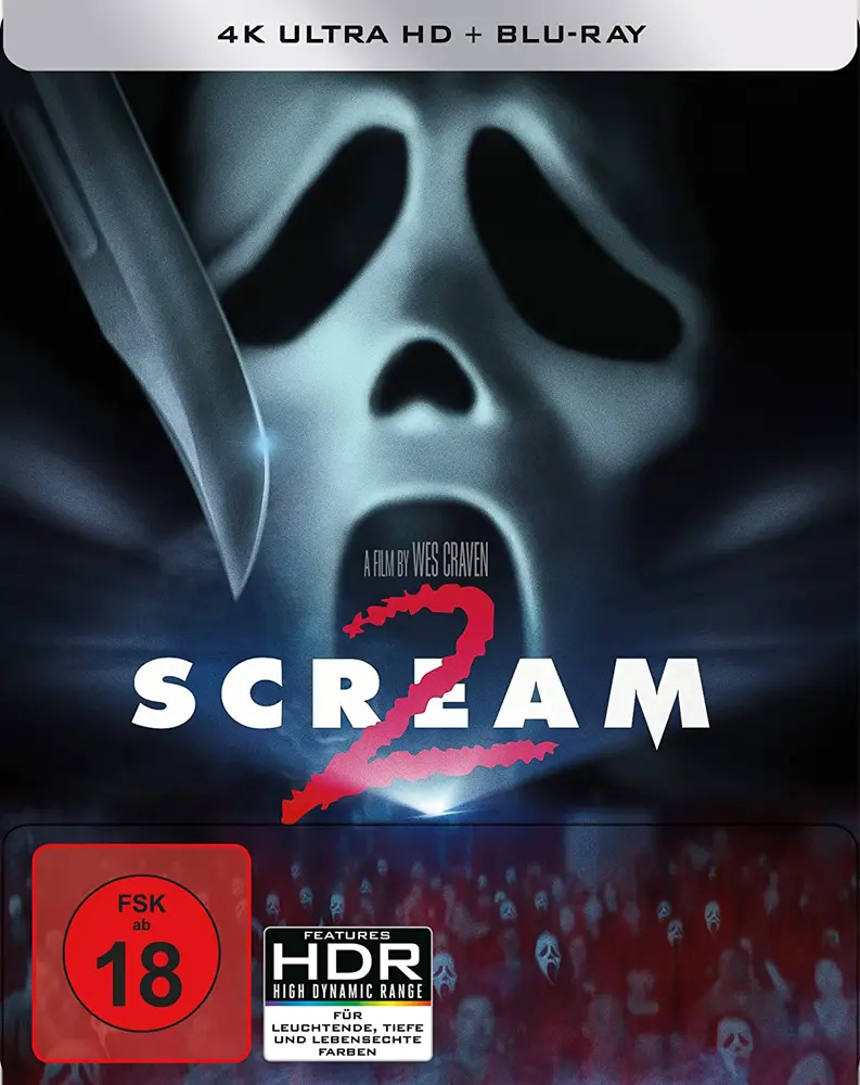 Frontcover zum Scream 2 4K Steelbook