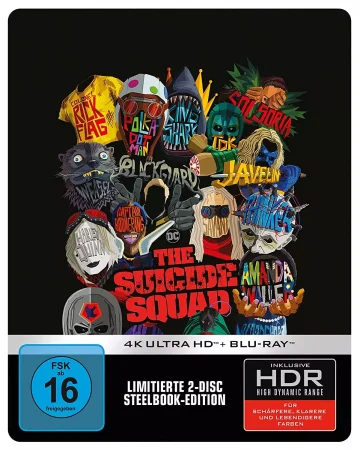 Frontcover - The Suicide Squad - Deutsches 4K Steelbook mit FSK