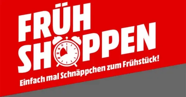 Frühshopping bei MediaMarkt