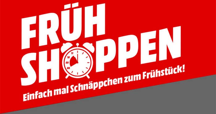 Frühshopping bei MediaMarkt