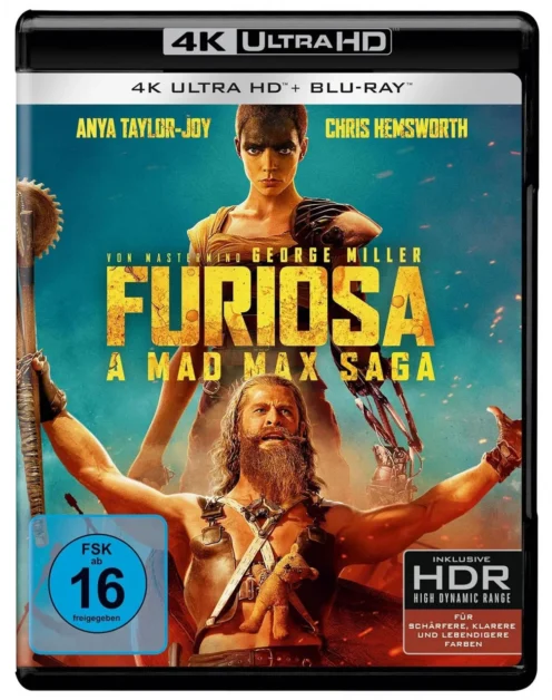 Furiosa: A Mad Max Saga – 4K Blu-ray (UHD + Blu-ray Disc)