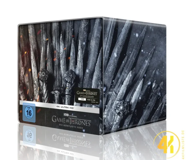 Game of Thrones (Die komplette Serie) – 4K Steelbook (UHD + Blu-ray Disc)
