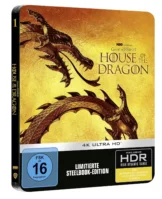 Game of Thrones House of The Dragons 4K Steekbook UHD Blu-ray Disc