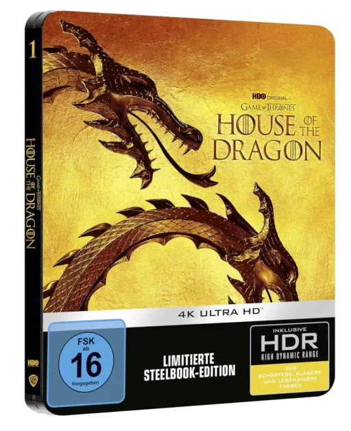 House of the Dragon: Staffel 1 – 4K Steelbook (UHD + Blu-ray Disc)