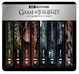 Game of Thrones Staffel 1 - 8 Steelbook Komplettset UHD Blu-ray Disc Cover