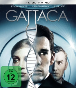 Gattaca 4K Blu-ray Disc mit Blu-ray (Cover mit Uma Thurman und Ethan Hawke)