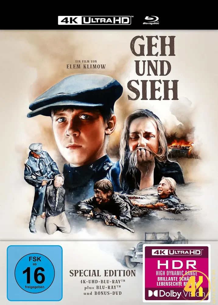 Geh und sieh Kriegsdrama 4K Mediabook Ultra HD Blu-ray Disc