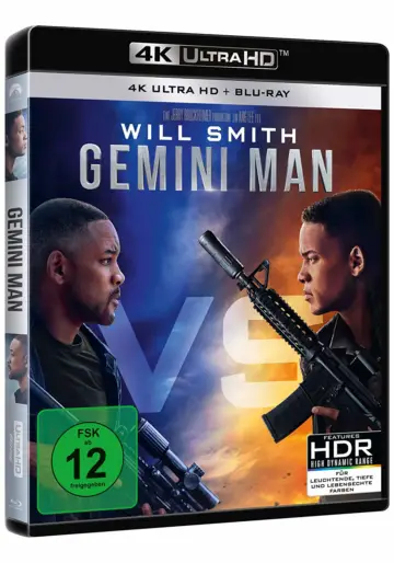 Gemini Man mit Will Smith auf dem 4K UHD Blu-ray Cover