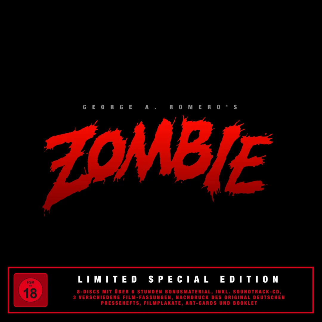 George A. Romero: Zombie 4K Limited Edition als 8 Disc Set mit vielen Extras