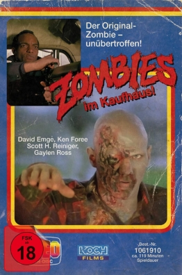 George A. Romeros Zombie im 4K UHD Blu-ray Disc Mediabook (Retro VHS Edition) (Mediabook Cover B)