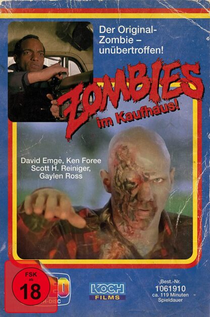 George A. Romeros Zombie (Dawn of the Dead) (Retro-VHS-Edition) – 4K Mediabook (Cover B) (UHD + Blu-ray Disc)