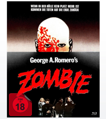George A. Romeros Zombie (Dawn of the Dead) im Argento Cut auf 4K-Blu-ray Disc im Limited 3-Disc-Set Mediabook (Cover B)