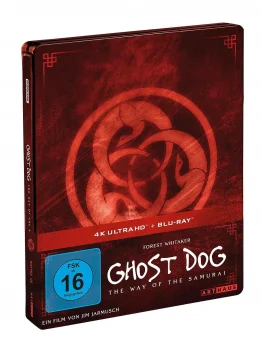 Ghost Dog 4K Steelbook seitlich versetzt